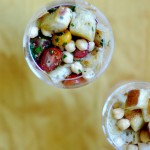pantry and tomato-studded panzanella