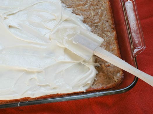 parsnip spice cake