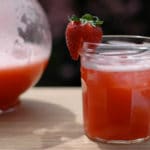 strawberry vanilla agua fresca strawberry vanilla agua fresca