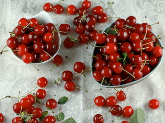 sour cherries