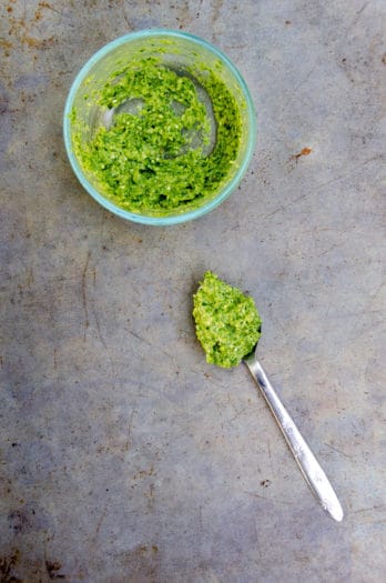 Ramp Pesto Recipe with Basil and Spinach