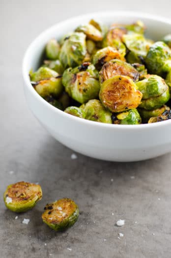 Easy Miso Roasted Brussels Sprouts
