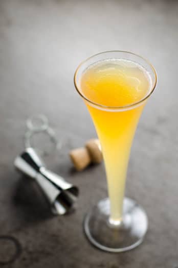 The Fifteen: A Cider, Champagne and Whiskey Cocktail