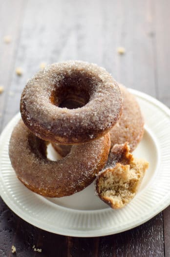 Easy Baked Apple Cider Donuts with Whole Wheat Flour