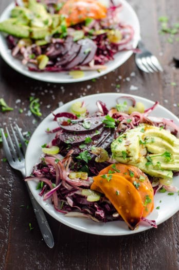 Beet Salad Recipe with Creamy Avocado