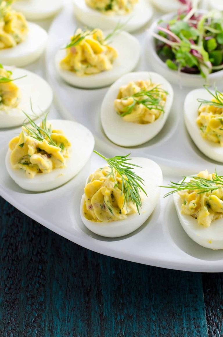 Herbed Deviled Eggs Recipe Umami Girl