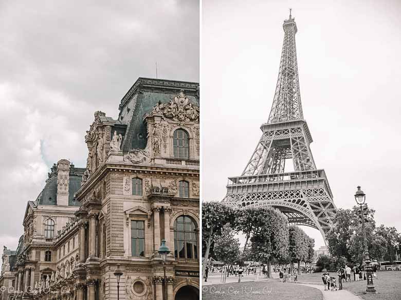 Eiffel Tower and Louvre Plaza Paris | Umami Girl 780