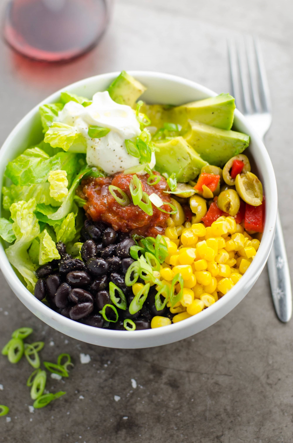 5 Minute Black Bean Taco Bowls from the Pantry + Freezer Umami Girl