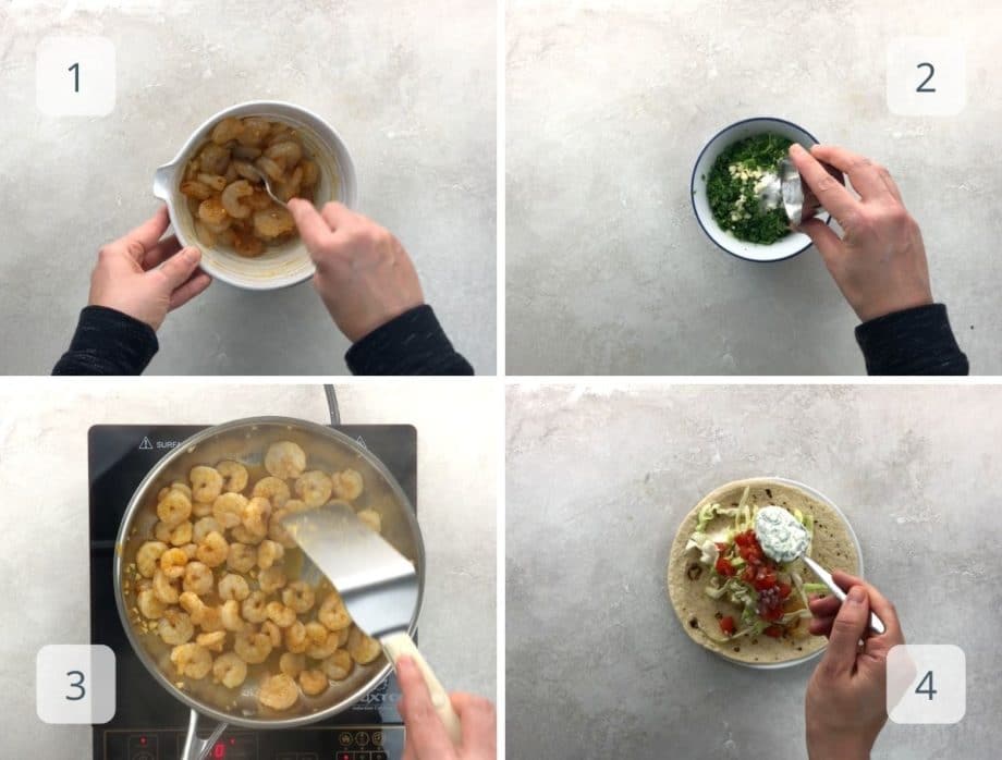 Garlic Shrimp Tacos (Inspired by Surf Taco) Umami Girl