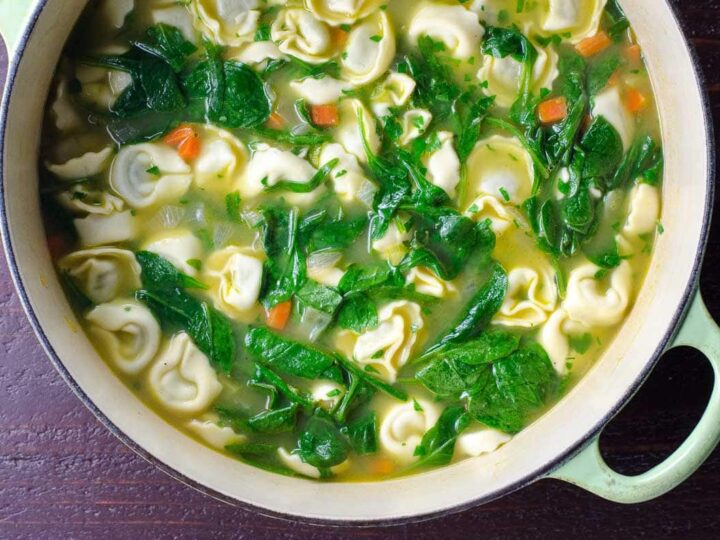 Spinach Tortellini Soup