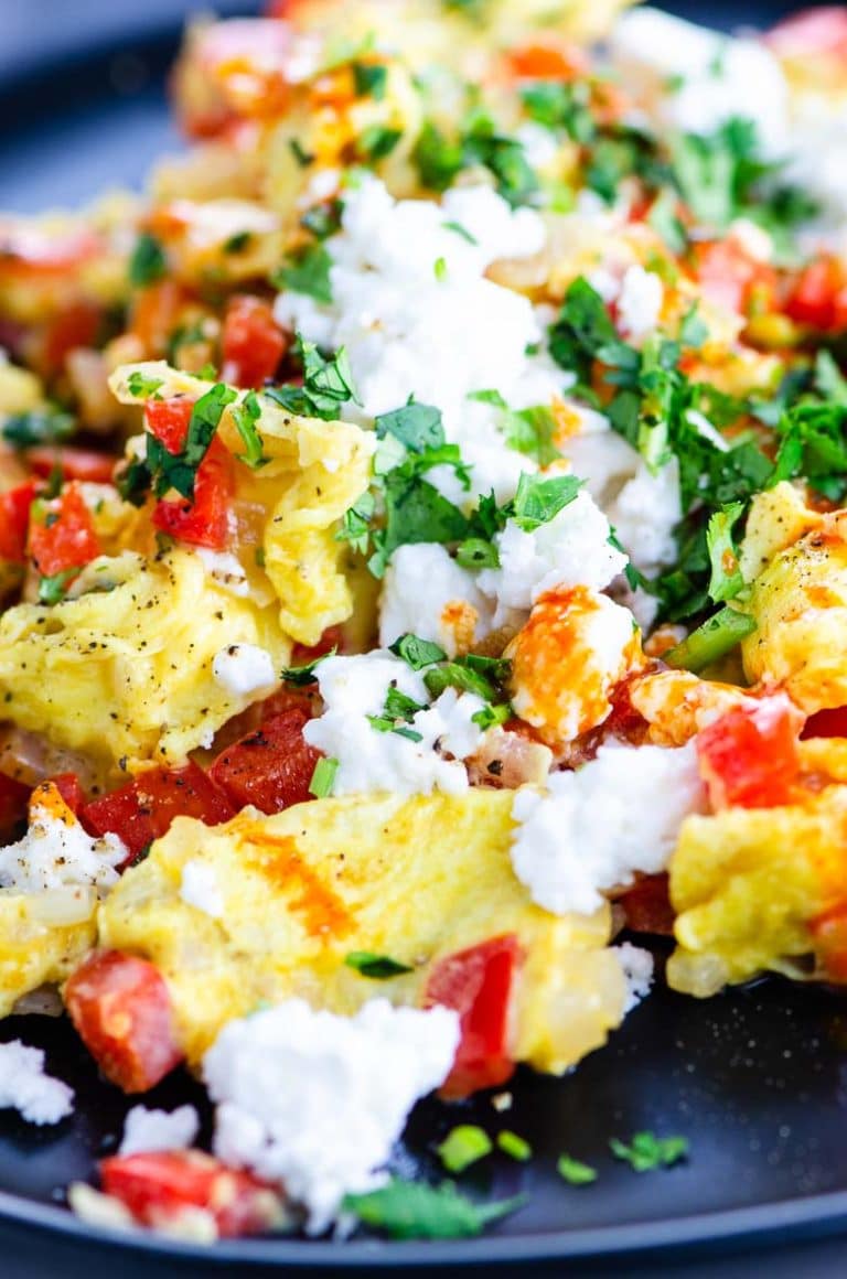 Peppers and Onions Scrambled Eggs Umami Girl