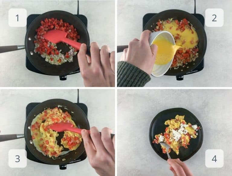 Peppers and Onions Scrambled Eggs Umami Girl