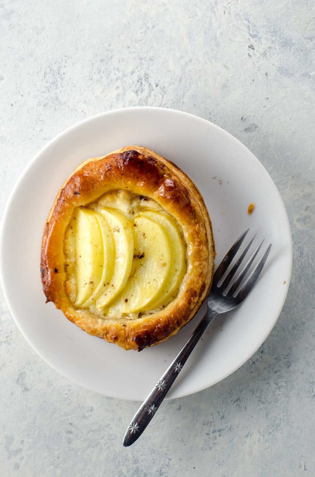 Puff Pastry Apple Tart with Goat Cheese and Honey Umami Girl