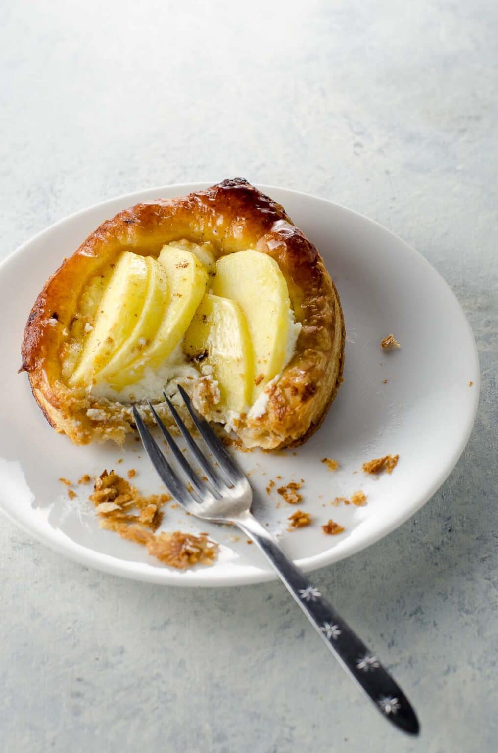 Puff Pastry Apple Tart with Goat Cheese and Honey Umami Girl