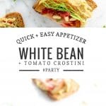 White Bean Crostini with Tomato