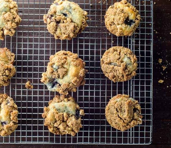 Blueberry Yogurt Coffee Cake Muffins 780 | Umami Girl-2