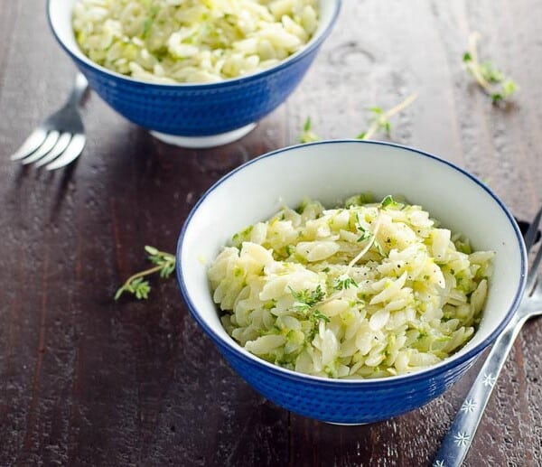 Camille Kingsolver's Disappearing Zucchini Orzo 780 | Umami Girl