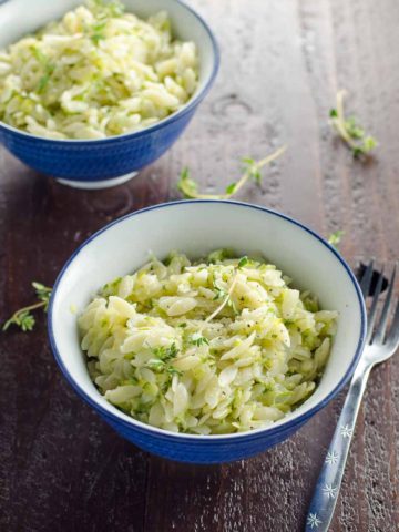 Camille Kingsolver's Disappearing Zucchini Orzo 780 | Umami Girl