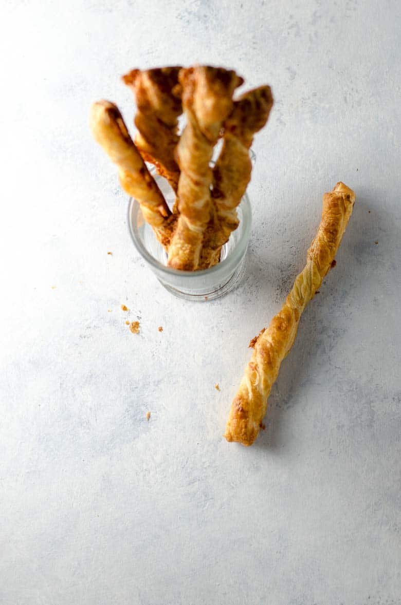 Cheese Straws Recipe with Puff Pastry and Cheddar 780 | Umami Girl-2