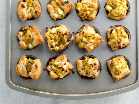 Creamy Leek Puff Pastry Cups Easy Appetizer 780 | Umami Girl