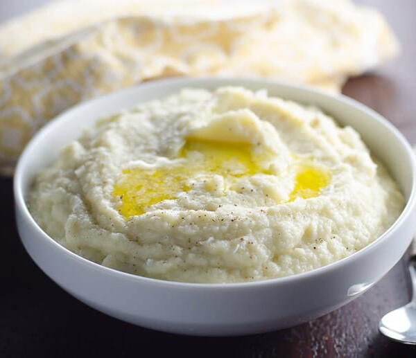 Creamy Mashed Cauliflower with Smoked Gouda 780 | Umami Girl