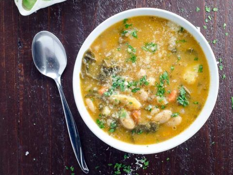 Easy Kale Soup with White Beans, Potatoes + Savory Broth- 780 | Umami Girl-2