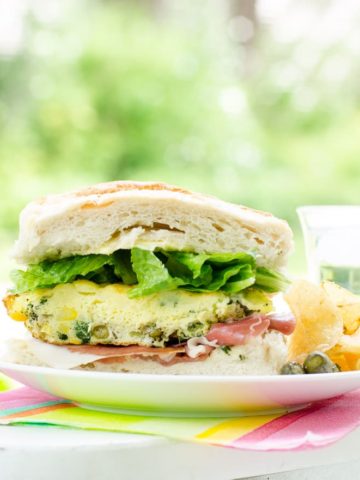 Easy Picnic Food Frittata Sandwich | Umami Girl-2