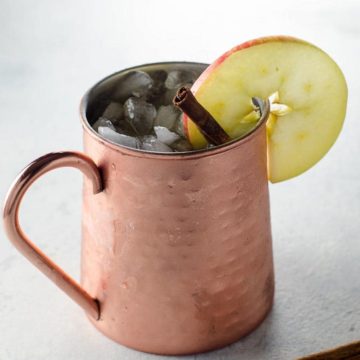 Fall Cocktail Apple Cider Moscow Mule