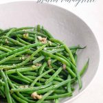 Green Beans (Haricots Verts) with Shallot Vinaigrette _ Umami Girl PIN