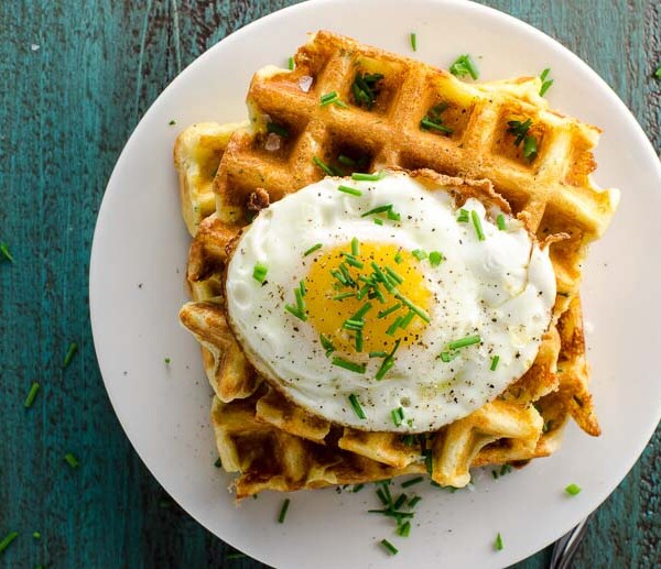Savory Waffles with Cheddar and Chives 780 | Umami Girl-2