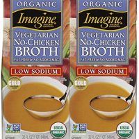 Imagine Organic No Chicken Broth, Low Sodium, 32 oz, 2 pk