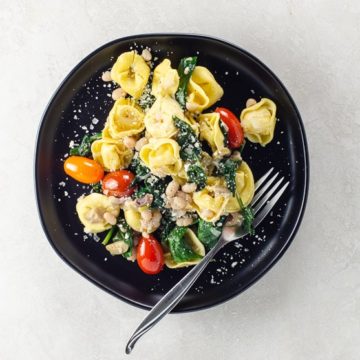 Easy Tortellini Recipe with Spinach | Umami Girl
