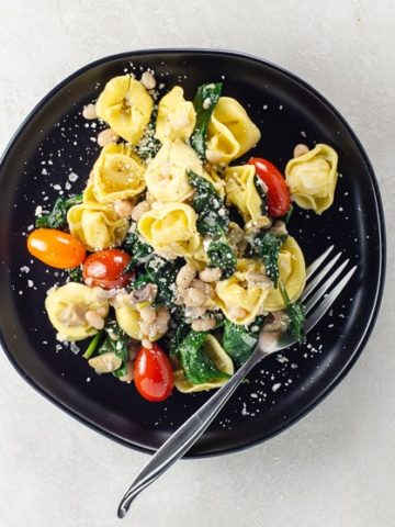 Easy Tortellini Recipe with Spinach | Umami Girl