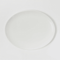 Oval Porcelain Serving Platter 15.5'' White - Threshold™