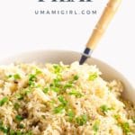 Basmati Rice Pilaf Recipe _ Umami Girl