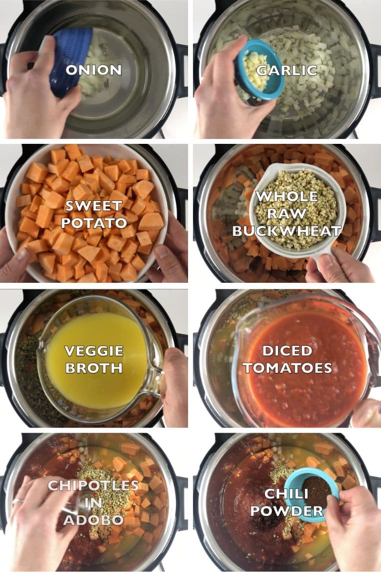 Hearty Vegan Instant Pot Chili Process