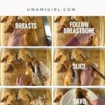 How to carve a roast chicken