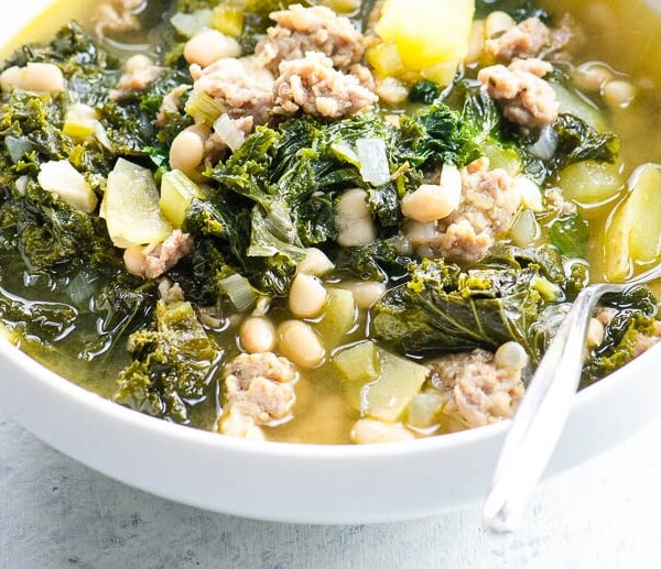 Sausage Potato Kale Soup | Umami Girl 780-8
