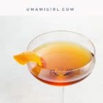 Martinez Cocktail Recipe Pin _ Umami Girl