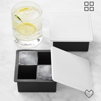 Williams Sonoma King Cube Tray with Lid, Set of 2