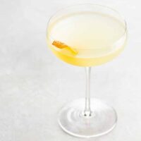 a corpse reviver no. 2 in a coupe glass