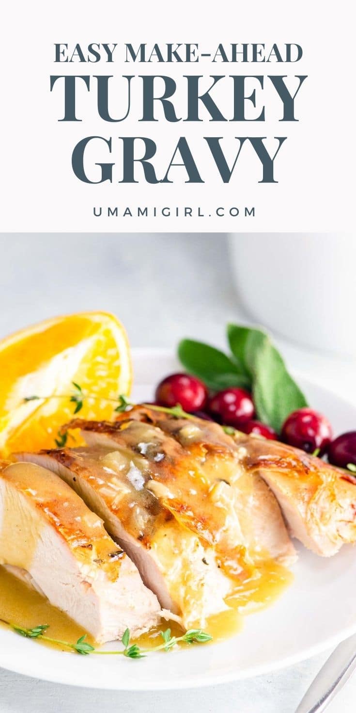 Turkey Neck Gravy Without Drippings (MakeAhead) Umami Girl