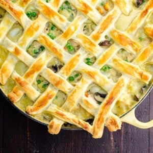 turkey pot pie with puff pastry