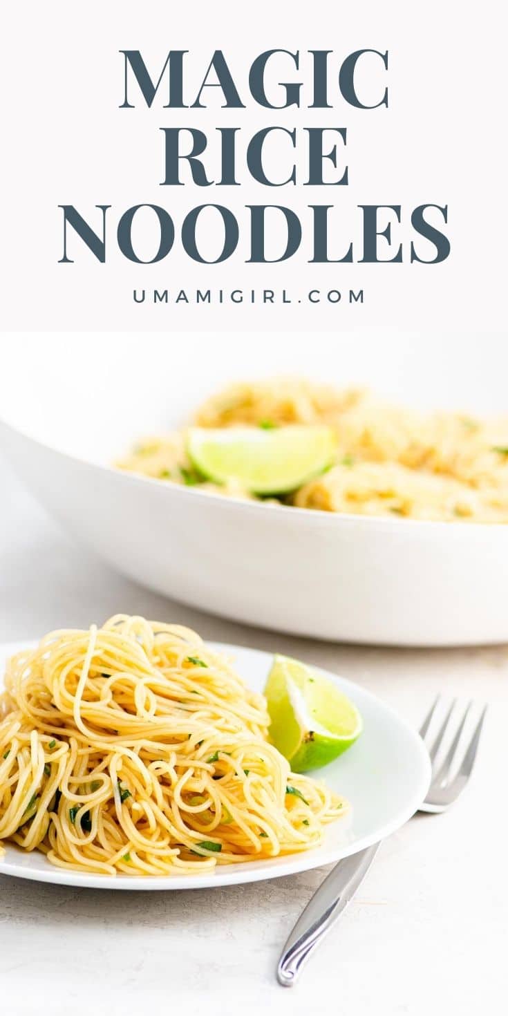 Vegan Rice Noodles Recipe Quick, Easy, Flexible, Fabulous Umami Girl