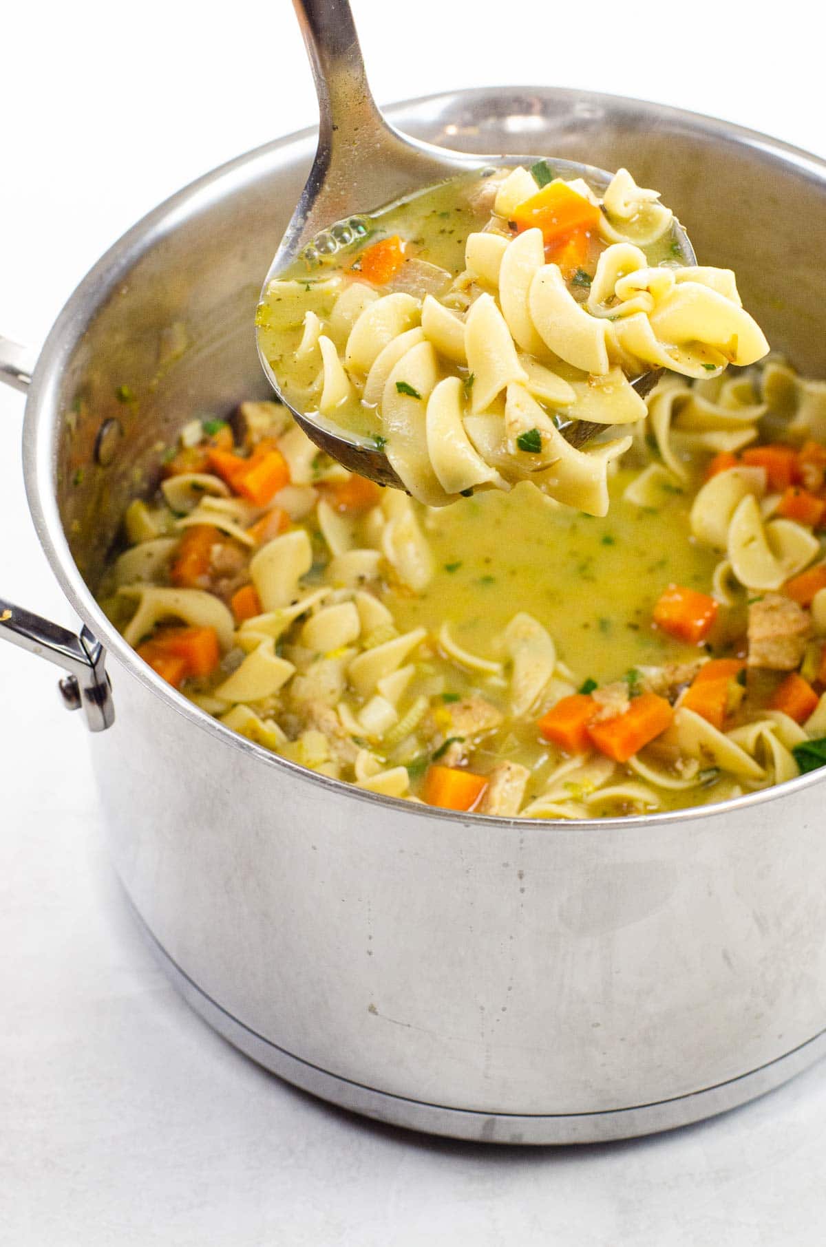 Vegan Chicken Noodle Soup