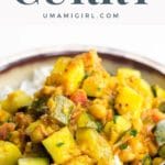 Zucchini curry with chickpeas pin 1
