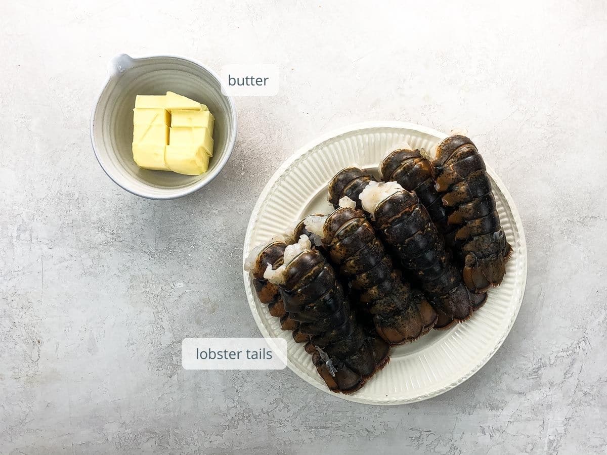 butter and lobster tails
