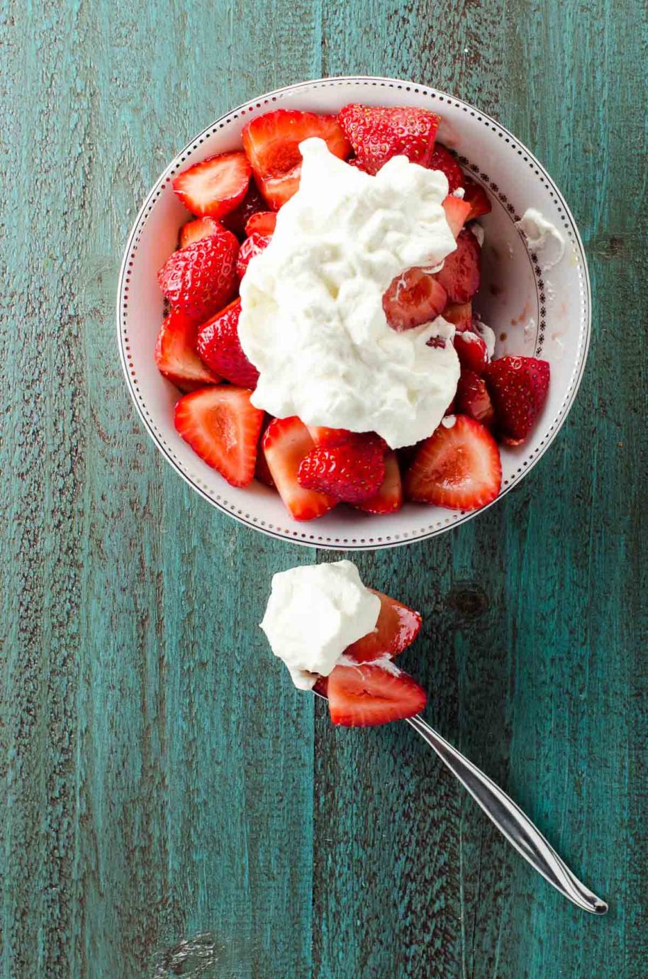 Balsamic Strawberries with Whipped Cream Umami Girl