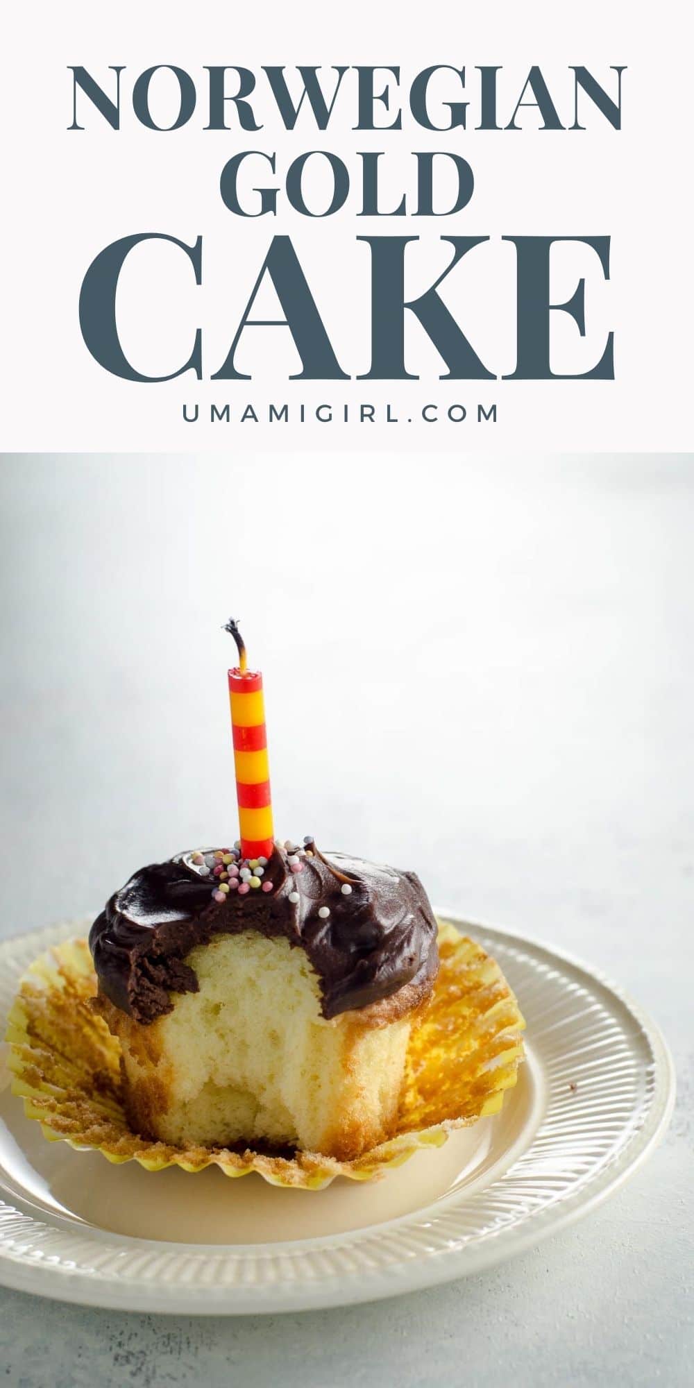 Norwegian Gold Cake with Sour Cream Ganache Umami Girl