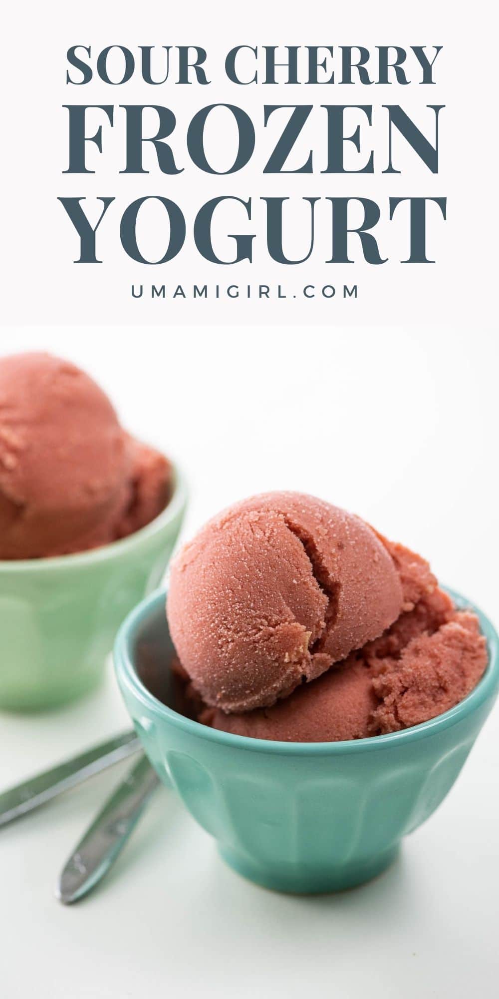 Sour Cherry Frozen Yogurt Umami Girl